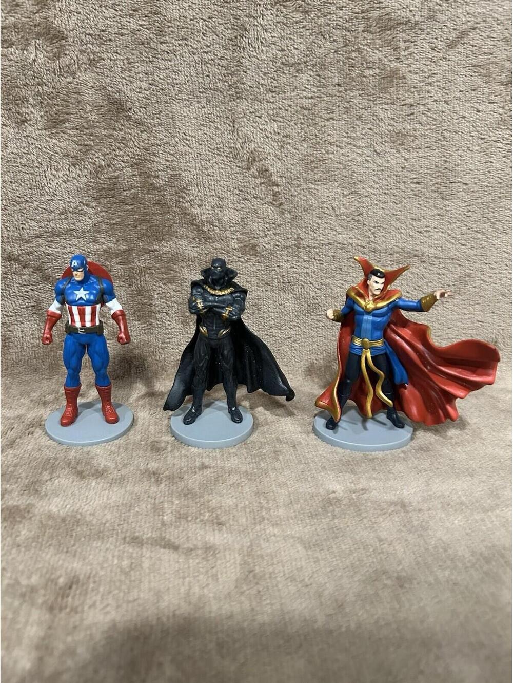 Disney Marvel 4" DR STRANGE CAPTAIN AMERICA BLACK PANTHER
